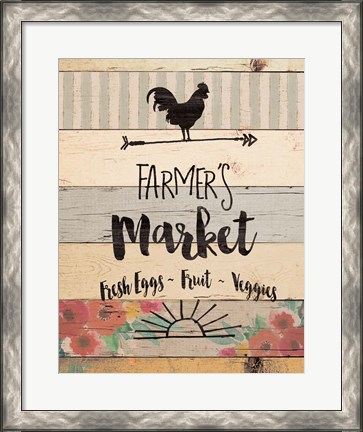 Framed Farmer&#39;s Market Print