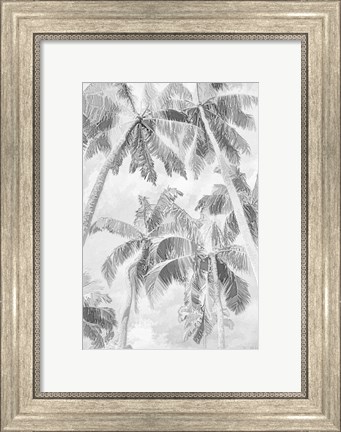 Framed Swaying Palms IV Print