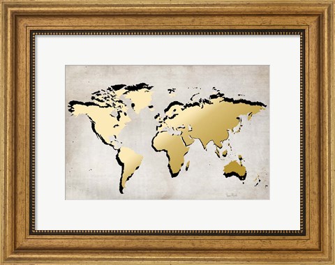 Framed World Map Print