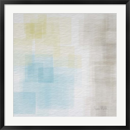 Framed White Abstract II Print
