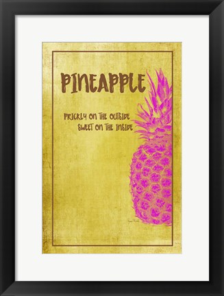 Framed Prickly &amp; Sweet Print