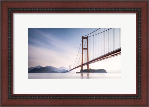 Framed Xihou Bridge &amp; Moon Bay Print