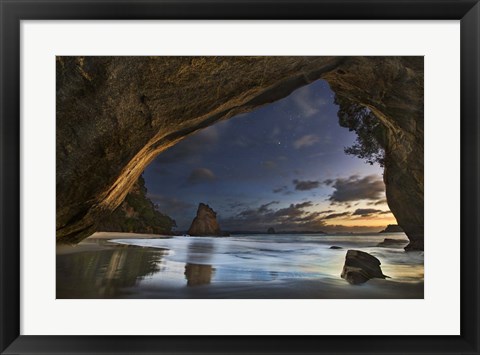 Framed Cathedral Cove Print