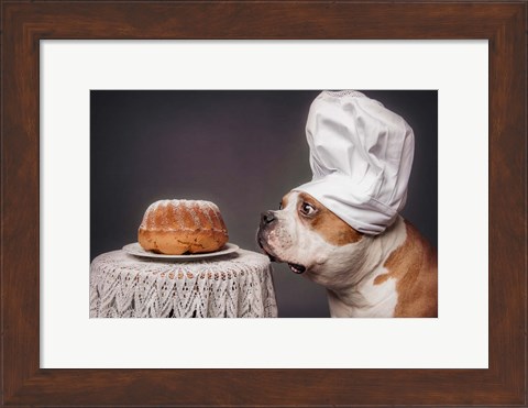 Framed Confectioner And His Masterpiece Print