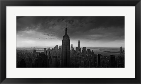 Framed New York Rockefeller View Print