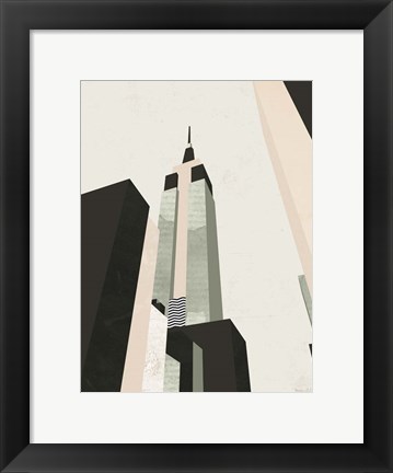 Framed Graphic New York I Print