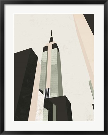 Framed Graphic New York I Print