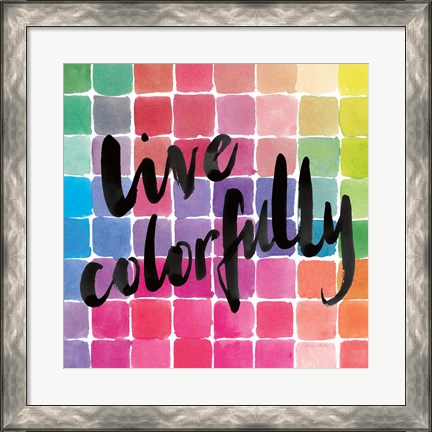 Framed Color Quotes II Print