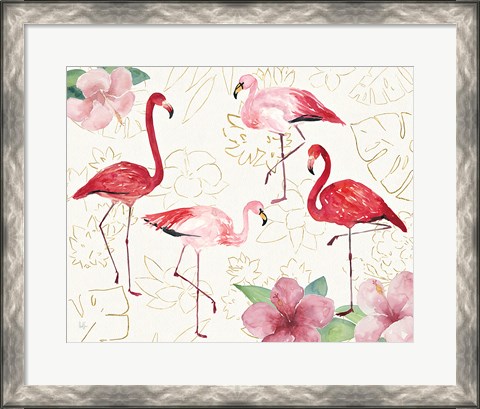 Framed Tropical Fun Bird VIII Print