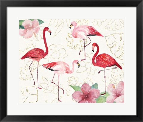 Framed Tropical Fun Bird VIII Print