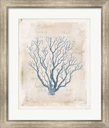 Framed Sea Garden V Print