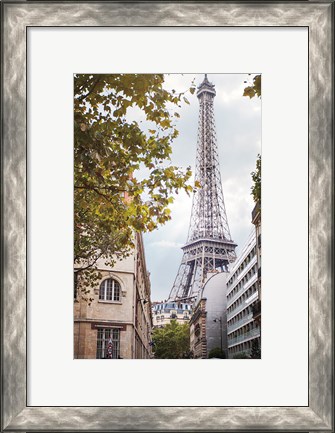 Framed Eiffel View II Print