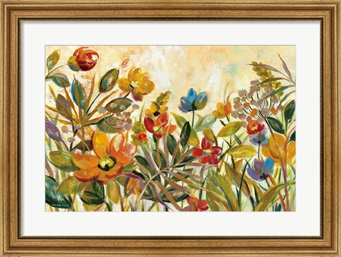 Framed Rain Forest Floral Print