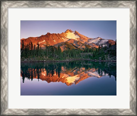 Framed Mount Jefferson Print