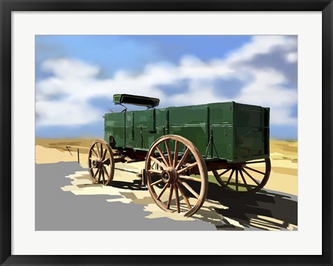 Framed Bold Wagon I Print