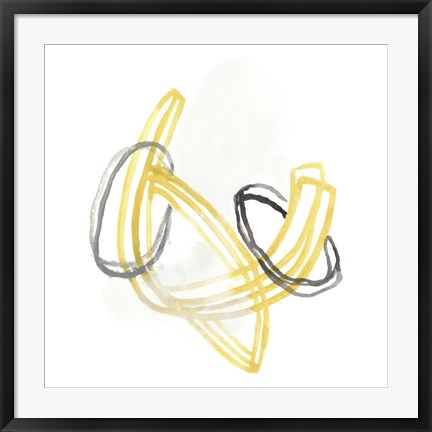Framed String Orbit V Print
