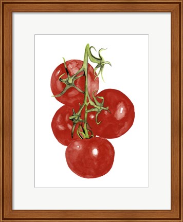 Framed Watercolor Veggie IV Print