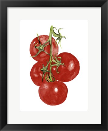 Framed Watercolor Veggie IV Print