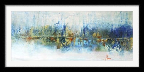 Framed Aqua Azul Print