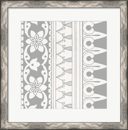 Framed Ornamental Detail VI Print