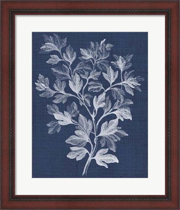 Framed Foliage Chintz I Print