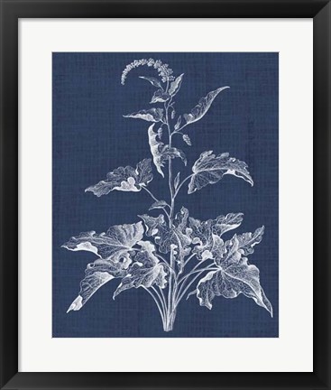 Framed Foliage Chintz II Print