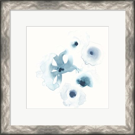 Framed Protea Blue IV Print