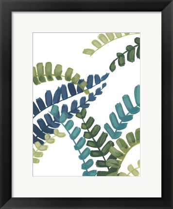Framed Tropical Thicket I Print