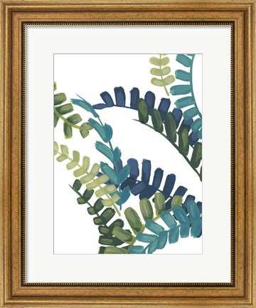 Framed Tropical Thicket II Print