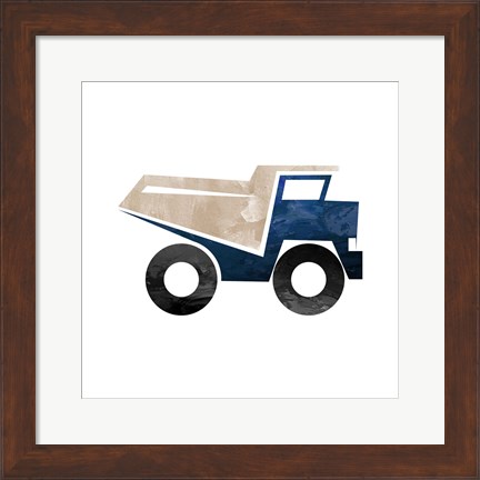 Framed Truck With Paint Texture - Part I Print