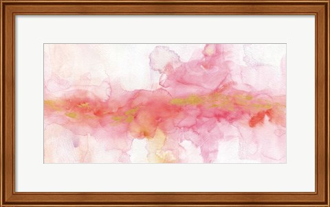 Framed Rainbow Seeds Abstract Gold Print