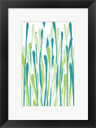 Framed Grasses II Print