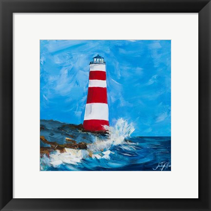 Framed Lighthouses II Print