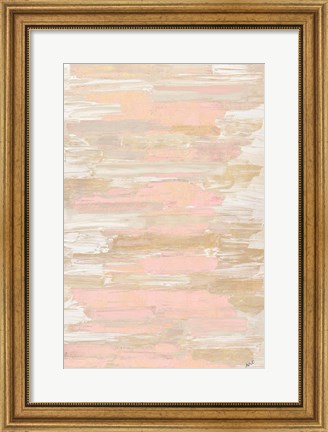 Framed Blush Rhizome Print