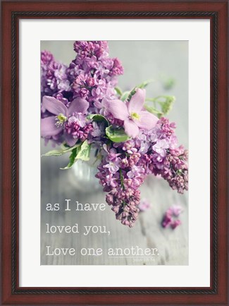 Framed Love One Another Print