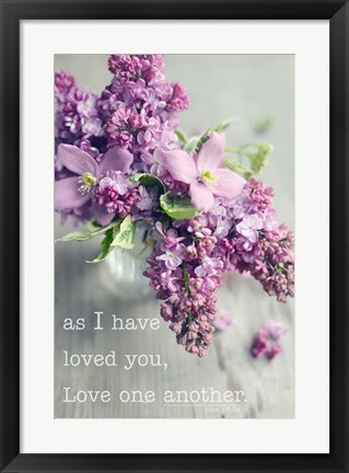 Framed Love One Another Print