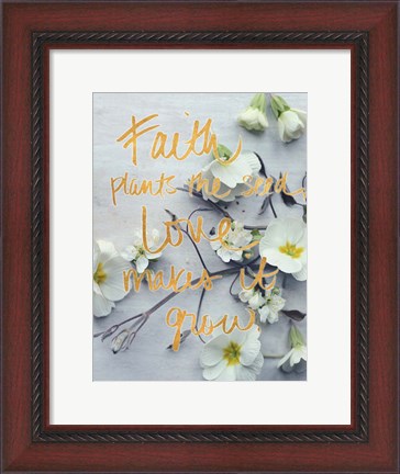 Framed Faith Plants the Seed Print