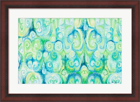 Framed Emerald Abstract Print