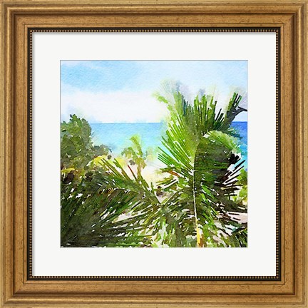 Framed Watercolor Vero Beach Print