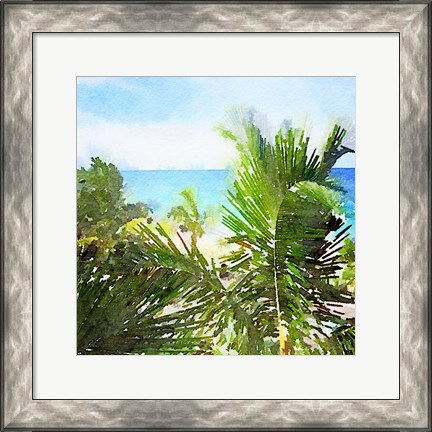 Framed Watercolor Vero Beach Print