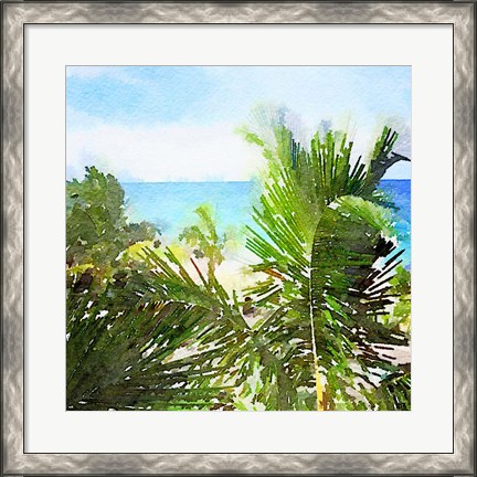 Framed Watercolor Vero Beach Print