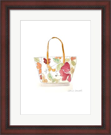 Framed Watercolor Handbags I Print