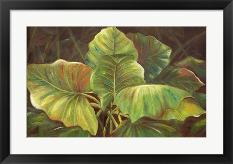 Framed Tropical Green Print