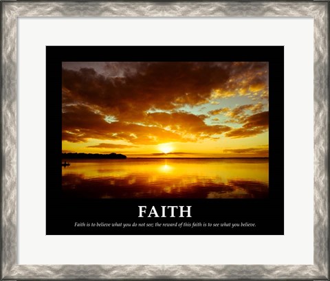 Framed Faith Print