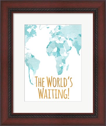 Framed World&#39;s Waiting Print