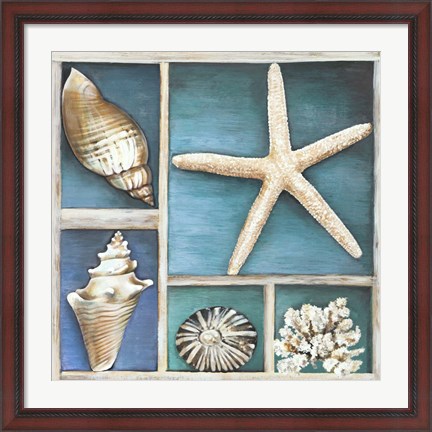 Framed Collection of Memories II Print