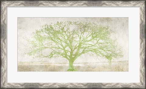 Framed Green Tree Print