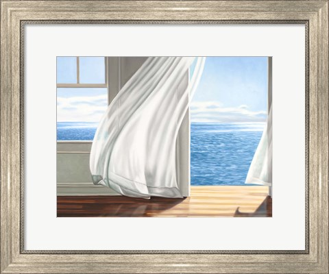 Framed Ocean Escape (detail) Print