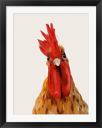 Framed Chicken or The Egg? Print