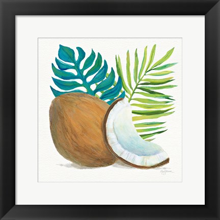 Framed Coconut Palm IV Print
